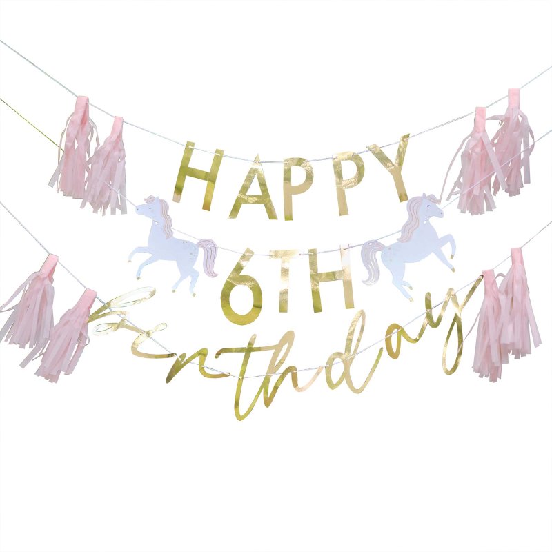 PRINCESS PARTY CUSTOMISABLE PRINCESS HAPPY BIRTHDAY PARTY BUNTING