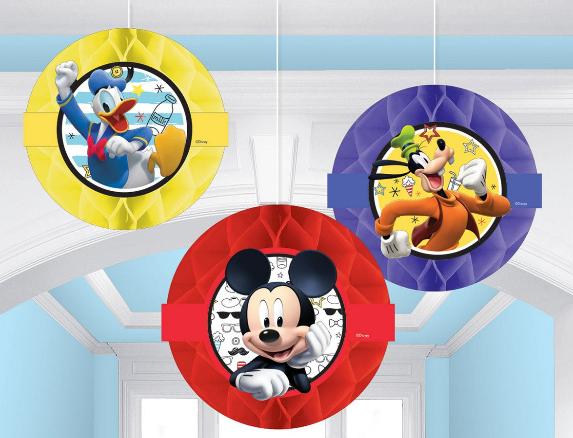 Party Empress' Mickey Mouse Collection is a charming and nostalgic set of decorations celebrating the iconic Disney character, Mickey Mouse.