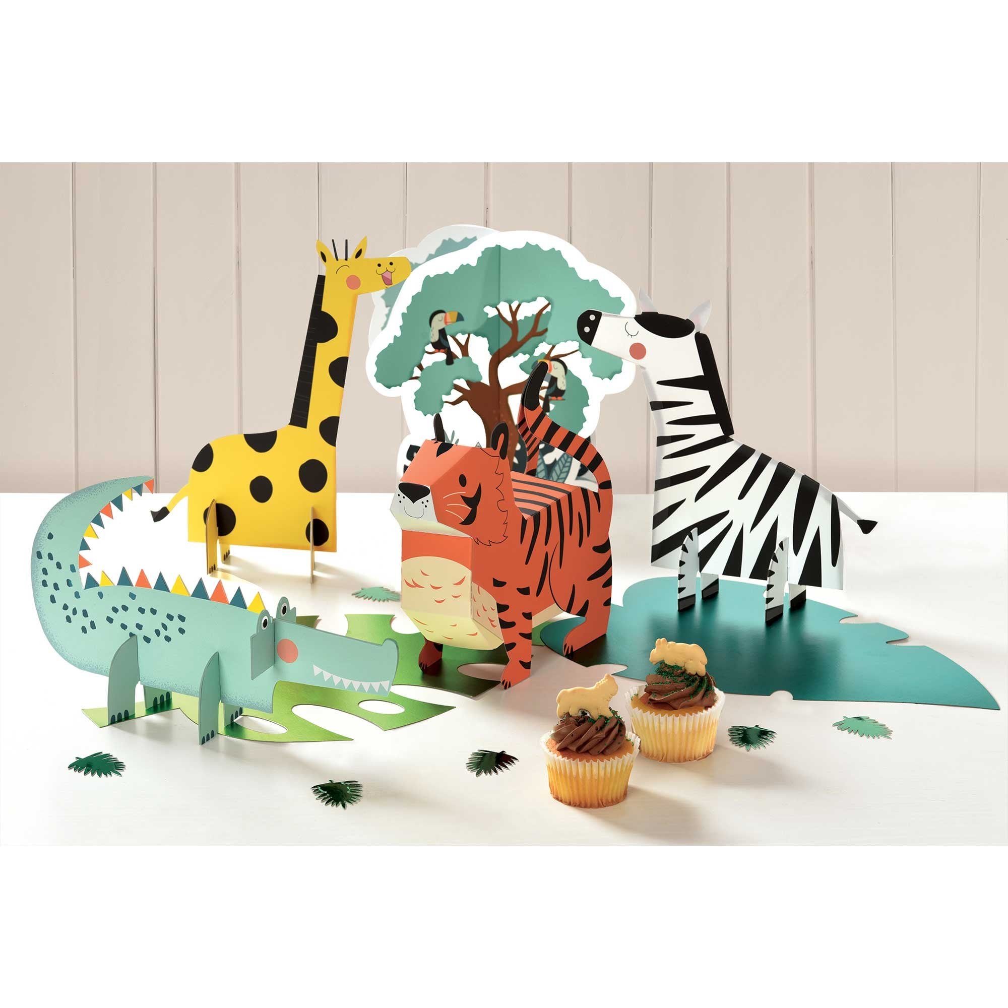 Step into a lush, untamed paradise with Party Empress' Jungle Wild Party Decor Collection! Perfect for birthdays, baby showers, or any celebration