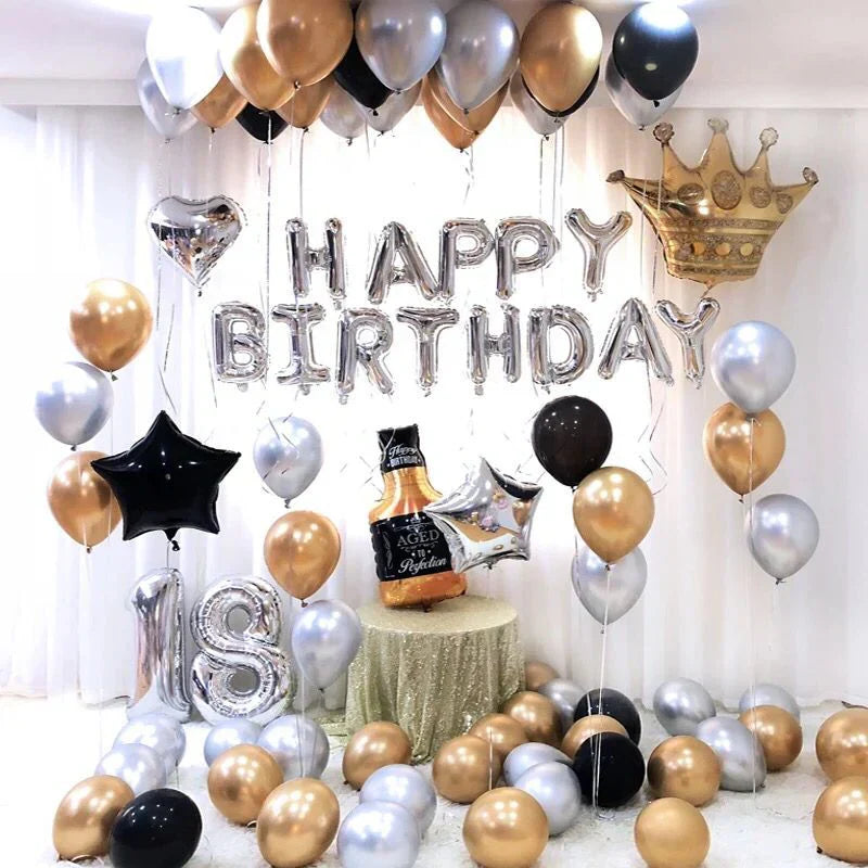 Elevate your celebrations with Party Empress' Foil Balloons Collection, a dazzling assortment designed to bring elegance, fun, and a touch of luxury to any occasion.