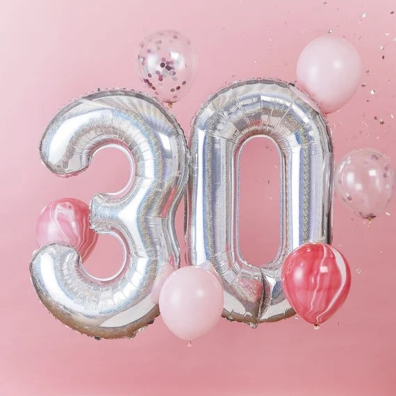 Party Empress provides all the Balloons you need for your next Special Occasion. Our Milestone Birthday Balloons make a statement and create the best memories to share with your guests. Order Milestone Birthday Balloons today and receive fast shipping! 