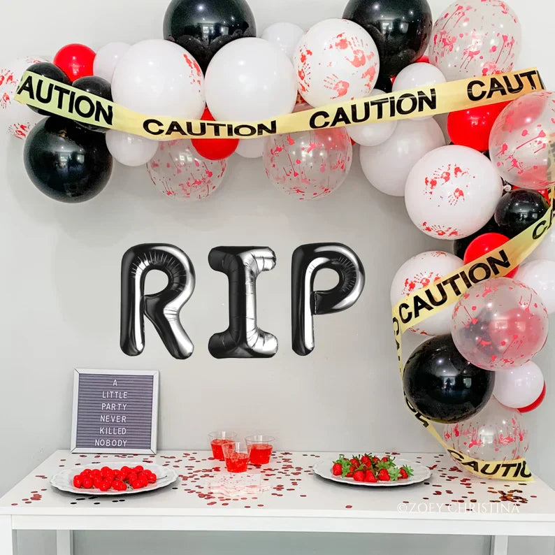 Step into a world of suspense and intrigue with Party Empress' Murder Mystery Party Collection, designed to set the stage for a thrilling night of secrets, deception, and dramatic reveals.